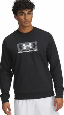 Productafbeelding van Under Armour heren sweatshirt, model Ua Rival Terry Logo Crew, artikelnummer 1390140-001, maat XL