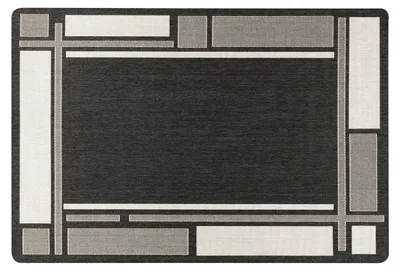 Produktbild von Teppich Smilla Bordüre Innen- und Außenbereich pflegeleicht 80 x 150 cm