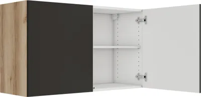 Produktbild von Küchen Hängeschrank Noah O106-0+ in anthrazit 100 cm breit