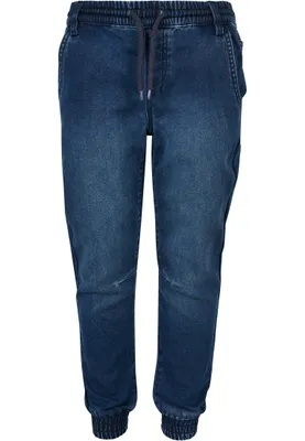 Zdjęcie produktu dla Czapka zimowa dla chłopców Urban Classics Boys Knitted Denim Jogpants blue washed – rozmiar 110/116
