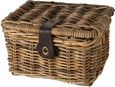 Produktbild von Fastrider Rattankorb Junior mit Deckel Fahrradkorb