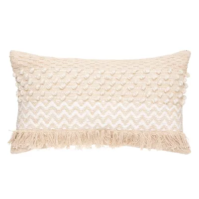 Zdjęcie produktu dla Ozdobna poduszka Cot Sand, bawełniana, boho, 30 x 50 cm