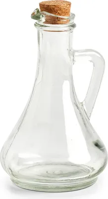 Obrázek produktu pro Skleněný dávkovač na olivový olej a ocet se zátkou, 270 ml