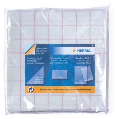 Zdjęcie produktu dla HERMA 1409, Przezroczysty, 100 x 100 mm, 100 szt.