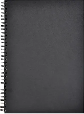 Produktbild von Clairefontaine Skizzenb Goldline A4 H schwarz 64Bl