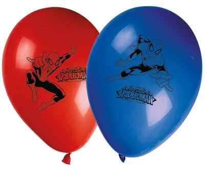 Productafbeelding van Latexballonnen met Spider-Man afbeelding | 8 stuks