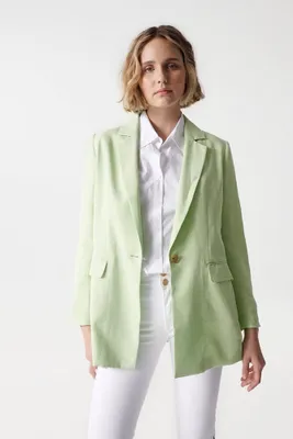 Produktbild von Salsa Jeans Single-breasted Blazer Grün L Frau Grün L