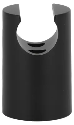 Image de Support de pomme de douche, montage mural, pour salle de bains, douchette à main, support, fixation, noir