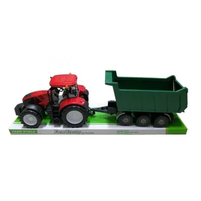 Image de Tracteur avec machines agricoles