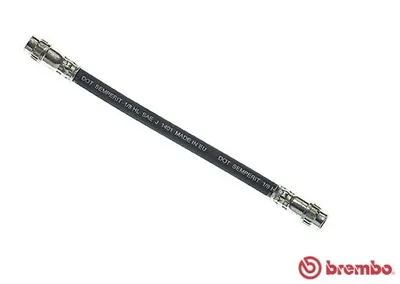 Produktbild von BREMBO T 61 042 Bremsschlauch passend für PEUGEOT 206 Schrägheck (2A/C) 206 CC (2D) für OPEL Vivaro A Kastenwagen (X83) für RENAULT TRAFIC II Kasten