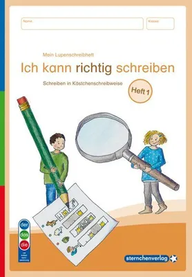 Produktbild von Mein Lupenschreibheft 1 - Ich kann richtig schreiben - Ausgabe mit Artikelkennzeichnung (DaZ)