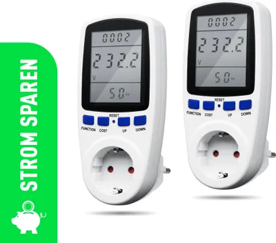 Produktbild von 2x X4-LIFE Inspector III Energiekostenmessgerät Stromzähler für Steckdose Stromkosten