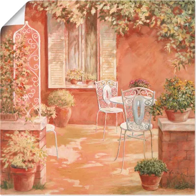 Produktbild von ARTland Poster Garten Größe: 70x70 cm