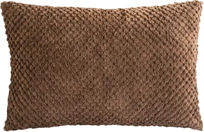 Produktbild von Kissenhülle - 48 x 30 cm - Olivgrün - mit Reißverschluss - Bubbleoptik