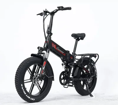 Immagine prodotto di YX20M - Bicicletta elettrica - 48 V - Motore brushless da 250 W - Pieghevole - Ruote da 51 cm - Autonomia 31–60 km - Velocità massima 25 km/h