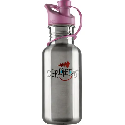 Produktbild von DerDieDas Edelstahltrinkflasche rosa