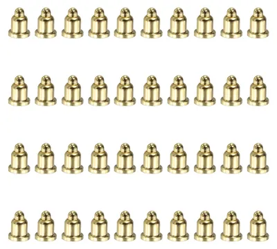 40 Federkontaktstifte 2,5 mm vergoldet für Prüfspitzen