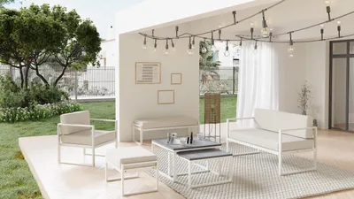 Zdjęcie produktu dla Zestaw do ogrodu kawowy 6 osobowy Monako