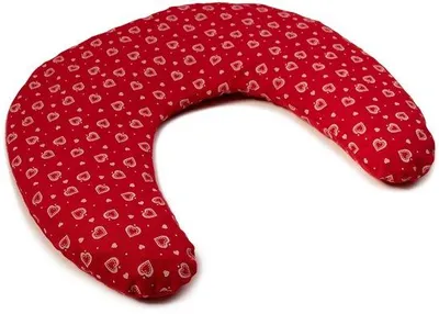 Productafbeelding van Unyqoos® nekdkussen met kersenpitten, 100% katoen ( Standard 100) – warmte en verkoeling, hartvormig voor nek en schouders