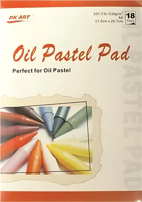 Produktbild von CMI Pastellmalerei Ölpastell- Malblock A4, 230 g/m² 18 Blatt