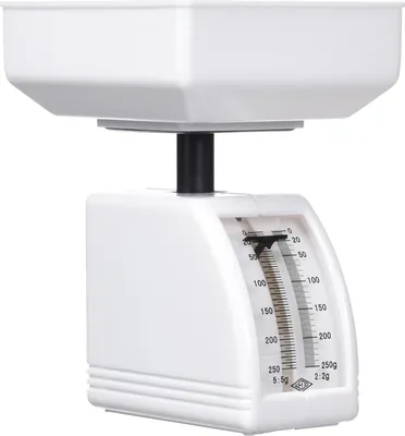 Zdjęcie produktu dla Wedo 249 862000 Waga kuchenna mechaniczna z białym blatem