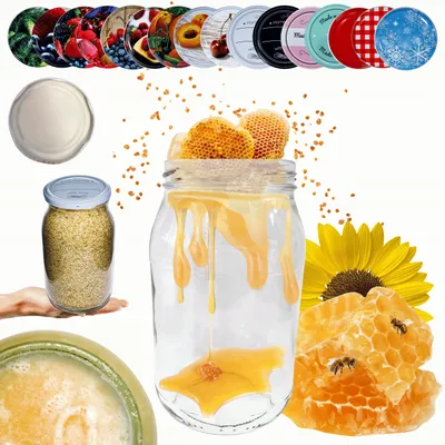 Produktbild von Wamar-Sosenka 900ml Einmachglas mit Deckel 82mm für Konserven