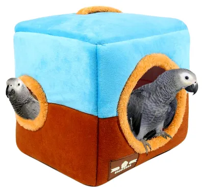 Produktbild von Großes Papageiennest – Winterwarme Vogelhütte zum Aufhängen für große Vögel