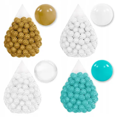 Produktbild von Bälle Für Bällebad 7 cm - 200 Stück - Bunte Babybälle Plastikbälle Baby Spielbälle | TUPPI