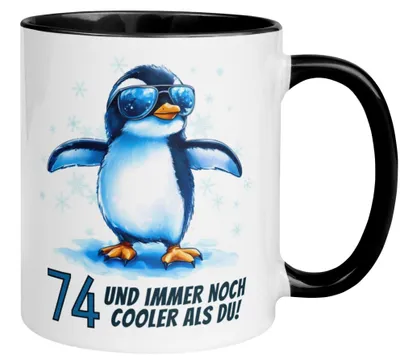Produktbild von Tasse 74. Geburtstag Mann Frau – „74 und immer noch Cooler als du“ – Geschenk zum Geburtstag Männer Frauen