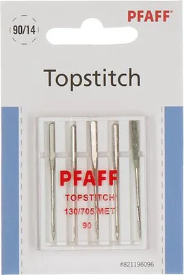 Obrázek produktu pro Jehly Pfaff 130/705 MET 90 - Topstitch - 5 ks