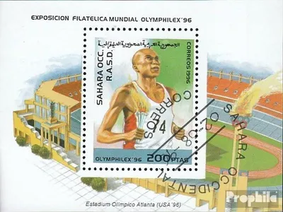 Produktbild von Briefmarken Sahara 1996 Mi Ausgabe der Exilregierung ohne Gültigkeit im int. Postverkehr Nr.74 gestempelt Olympische Sommerspiele 1996