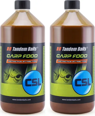 Produktbild von Tandem Baits 2-er Set Carp Food CSL Fish Flavour Mix, Karpfen Angeln ohne Mühe, Köder zum Große-Fische-Angeln, Karpfenzubehör für Profis & Hobby-Angler 1 ml