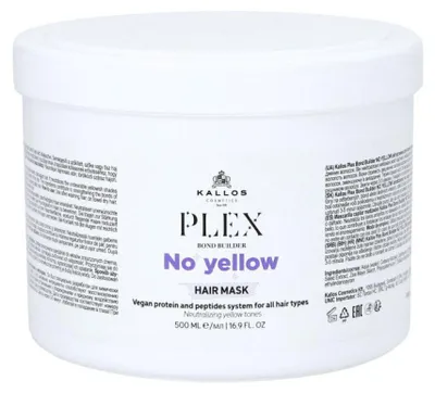 Produktbild von Kallos Plex No Yellow Haarmaske 500 ml