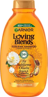 Immagine prodotto di Garnier Loving Blends Shampoo all'olio di Argan e Camelia 300 ml - 1 pezzo