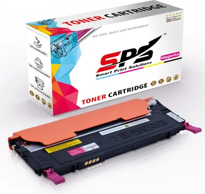 A toner cartridge and its packaging are displayed against a white background.