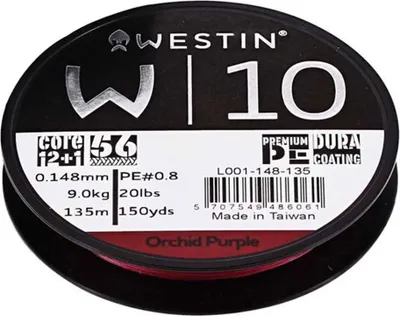 Image de Westin W10 13 135 M Tresse Transparente 0.330 mm Transparente 0.330 mm