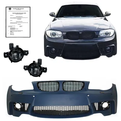 Produktbild von JOM Stoßstange vorne Nebelscheinwerfer schwarz Kühlergrill paßt für BMW 1er E81 E82 E87 E88