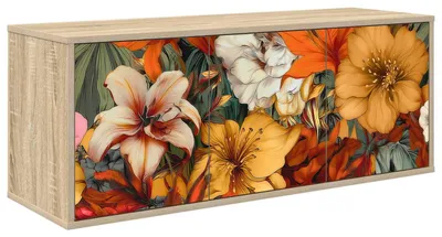 Immagine prodotto di vidaXL Mobile TV da parete GENNEP, 102 x 33 x 40 cm, effetto legno Sonoma