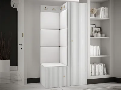Obrázek produktu pro Nábytek do předsíně LURDES 7 - bílý / bílá