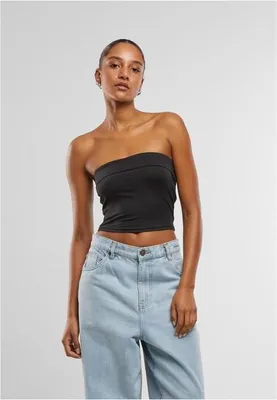 Immagine prodotto di Dámské tílko Urban Classics Ladies Bandeau Cropped Top nero - L