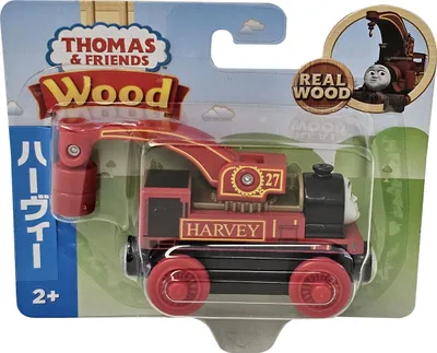 Produktbild von Thomas & Friends GGG32 Kinder Spielzüge & Bahnen, Lokomotive Harvey, Holzspielzeug, Holzspielzeugzüge
