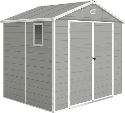 Produktbild von Gartenschuppen, 4,1 m², Polypropylen, 240 x 190 x 228 cm
