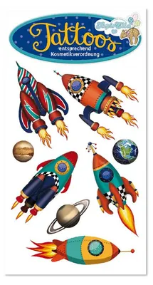 Produktbild von Rakete Wreltraum Tattoos