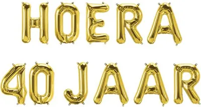Immagine prodotto di Ghirlanda di palloncini in foil Paperdreams – Evviva i 40 anni!