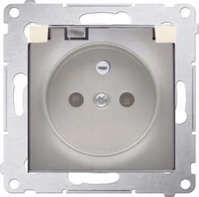 Image de Contact-Simon DGZ1BUZ.01/44A, Or, Plastique, IP44, 250 V, 75 mm, 45 mm