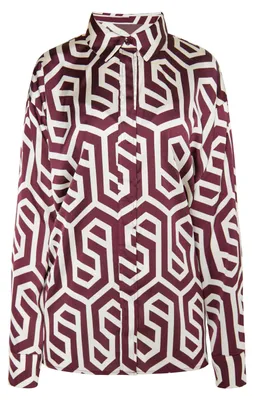 Image de Chemisier pour femmes PATTEN - Rouge. Chemisier pour femmes PATTEN - Rouge, taille L