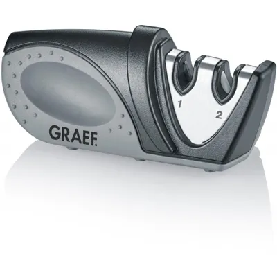A product shot of a knife sharpener.