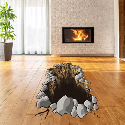 3D-Dekorfolie mit Bullaugenmotiv, Modell 034-082 – Decords, Produktansicht 1