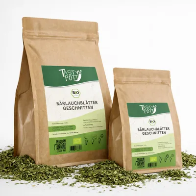 Produktbild von Tasty Pott  Bärlauch getrocknet & geschnitten - im Beutel - 250g