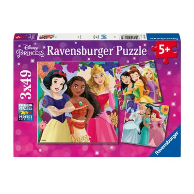 Image de Ravensburger Legpuzzel Disney Princess, 3x49st.